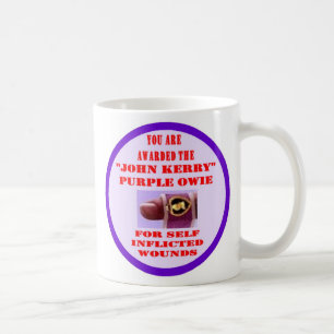 JOHN KERRY PURPLE OWIE COFFEE MUG