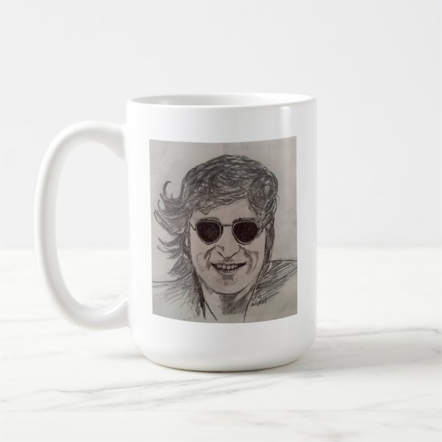 John Lennon Coffee Mug (Left)