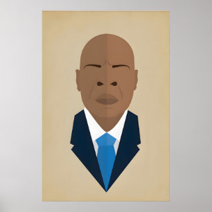 John Lewis, Black History Makers Icon Original Poster