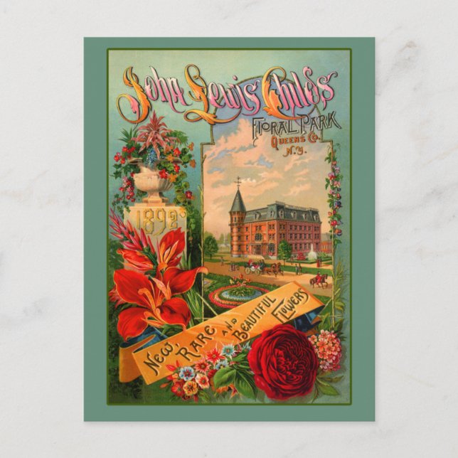 John Lewis Childs Horticulture Art Postcard (Front)