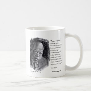 John Lewis & Quote Beautiful Portrait  Coffee Mug