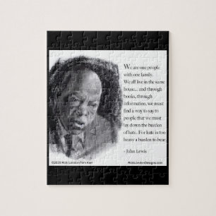 John Lewis & Quote Beautiful Portrait Jigsaw Puzzle