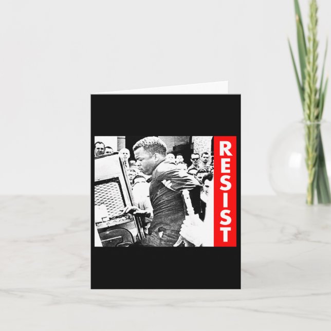 John Lewis - Resist  Card (Front)