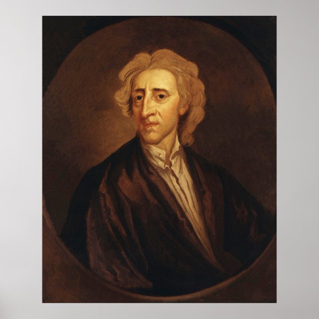 John Locke by Sir Godfrey Kneller Poster (Front)