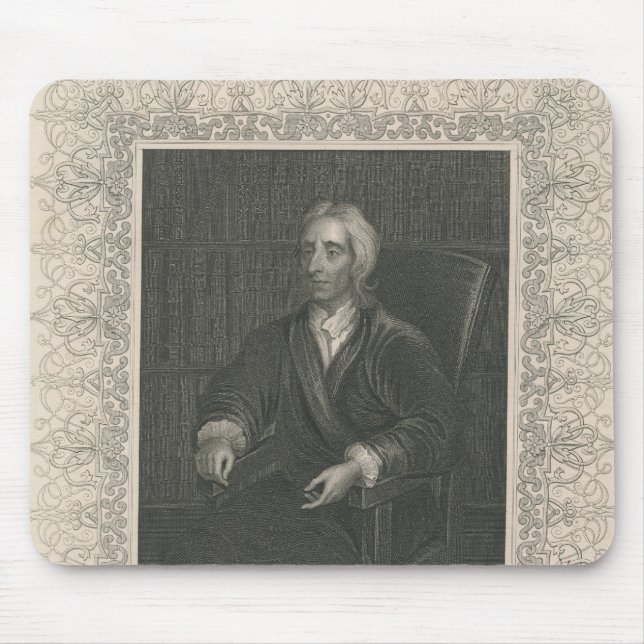 John Locke Mouse Mat (Front)