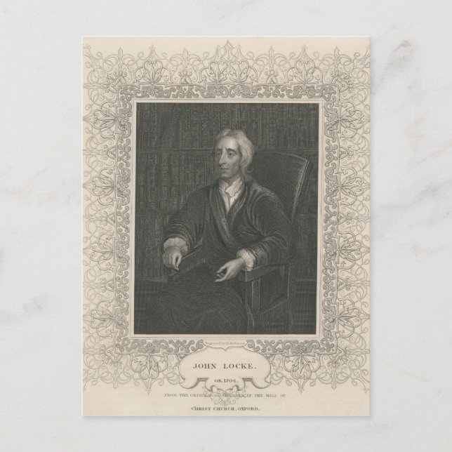 John Locke Postcard (Front)
