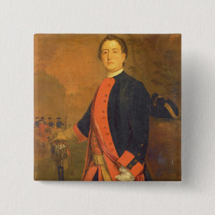 John Long Bateman Esq., Captain in Colonel Ponsonb 15 Cm Square Badge