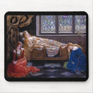 John Maler Collier , “ sleeping Beauty ” Mouse Mat
