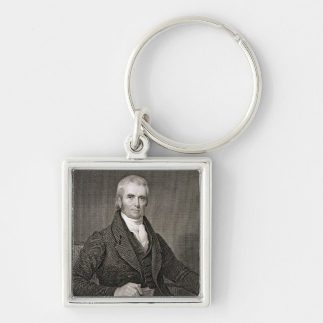 John Marshall (1755-1835), engraved by Asher Brown Key Ring (Front)