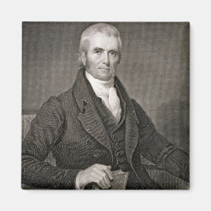 John Marshall (1755-1835), engraved by Asher Brown Magnet