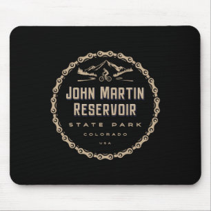 John Martin Reservoir State Park Mountain Bike Bik Mouse Mat