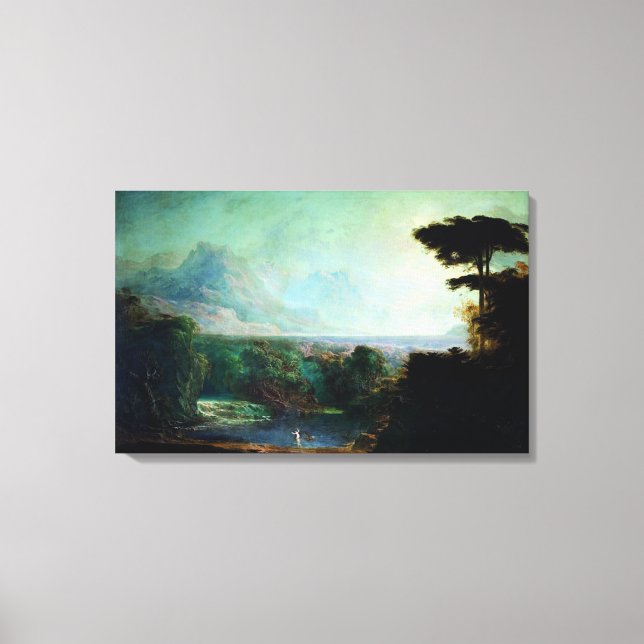 John Martin's Alpheus and Arethusa Canvas Print (Front)