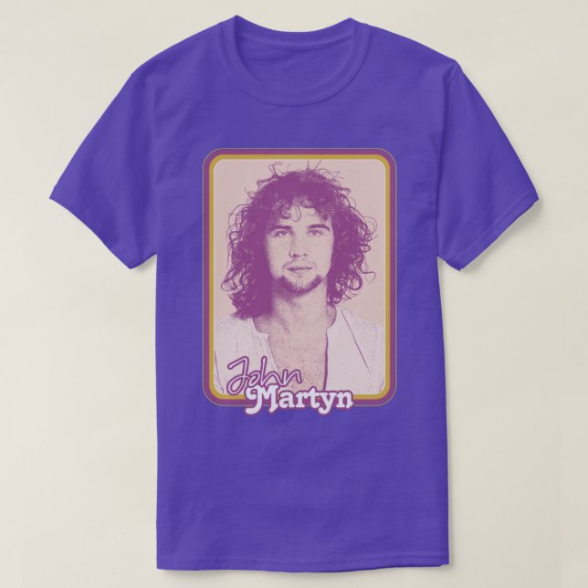 John Martyn Retro Style Folk Music Lover Design2 T-Shirt (Design Front)