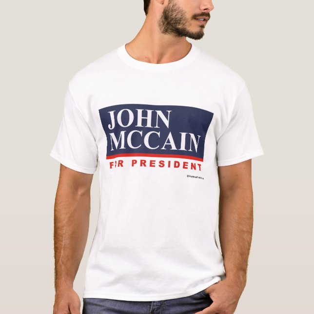 John McCain for President T-shirt (Front)
