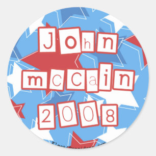John Mccain Stickers