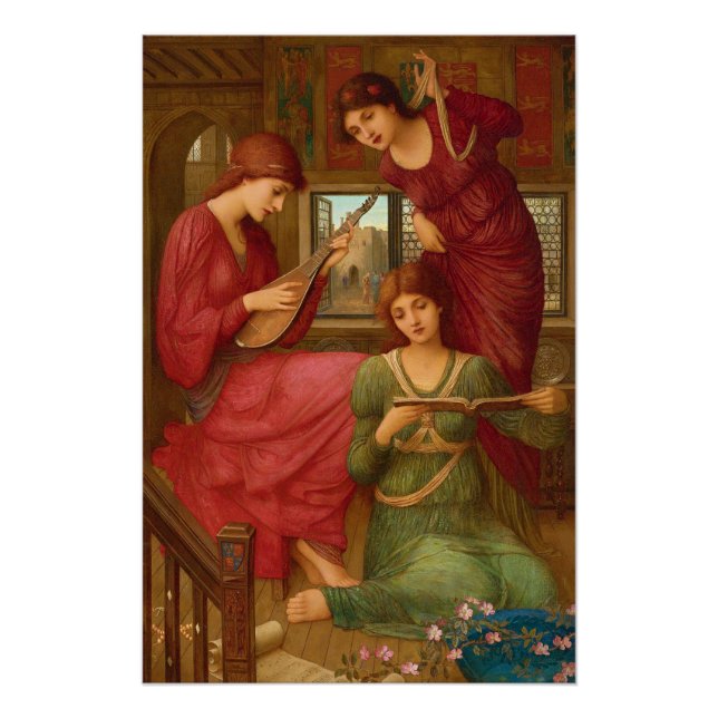 John Melhuish Strudwick In the golden days CC1056 Poster (Front)