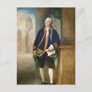 John Montagu by Thomas Gainsborough Postcard