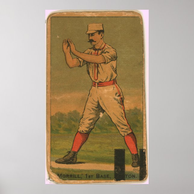 John Morrill, Boston Beaneaters Poster (Front)