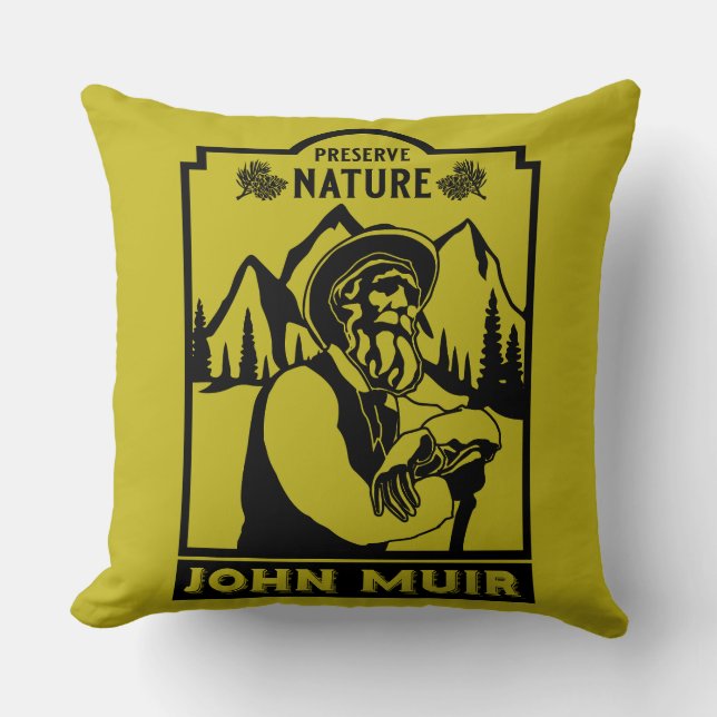 John Muir American Conservator Cushion (Front)