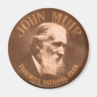 John Muir Magnet 1 Round