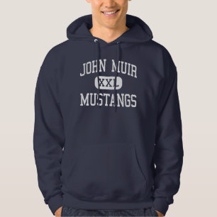 John Muir - Mustangs - High - Pasadena California Hoodie