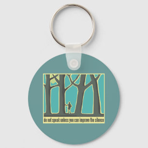 John Muir Quote Key Ring