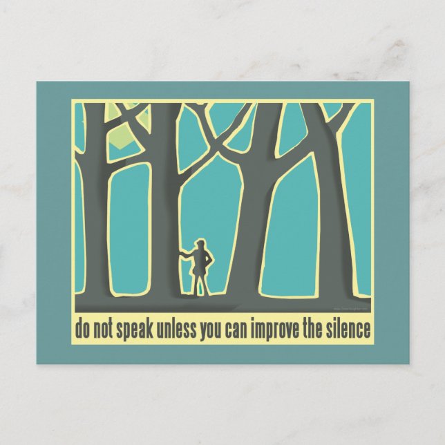 John Muir Quote Postcard (Front)