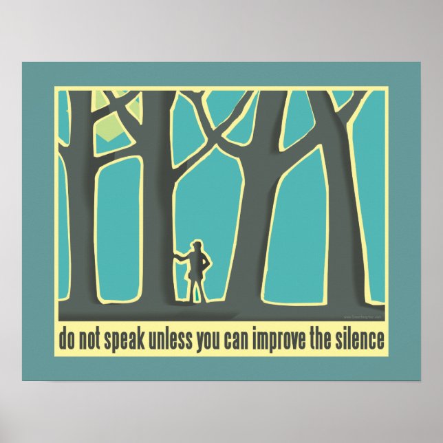 John Muir Quote Poster (Front)
