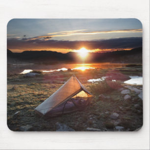 John Muir Trail Camp Sunrise - Sierra Nevada Mount Mouse Mat