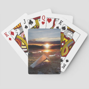 John Muir Trail Camp Sunrise - Sierra Nevada Mount Playing Cards