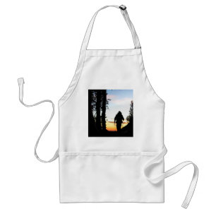 John Muir Trail Hiker 2 - Sierra Nevada Mountains Standard Apron