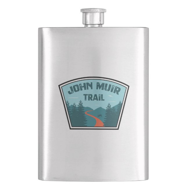 John Muir Trail Hip Flask (Front)