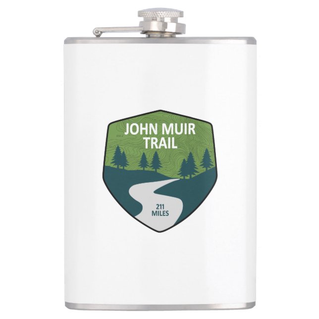John Muir Trail Hip Flask (Front)