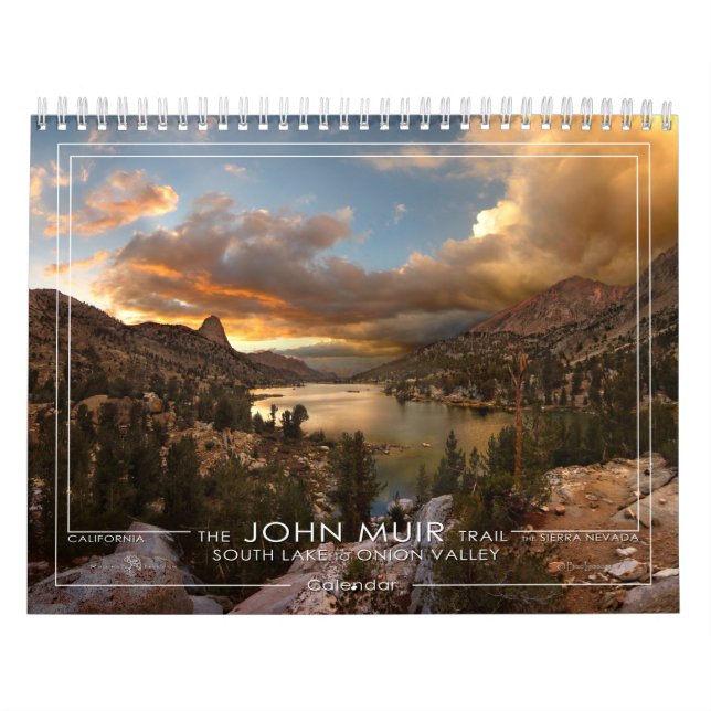 John Muir Trail - South Lake to Onion Valley - Calendar (Cover)