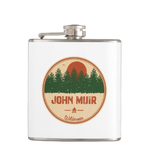 John Muir Wilderness California Hip Flask