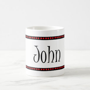 John name coffee mug