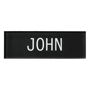 John Name Tag
