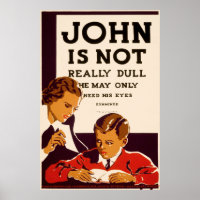 John Needs an Eye Exam