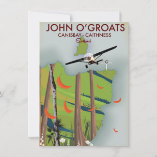 john o'groats Canisbay Caithness Scotland Invitation