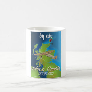 john o'groats Scotland vintage style poster Coffee Mug