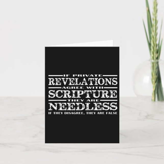 John Owen New Revelation Quote Christian  Thank You Card (Front)
