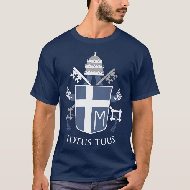 John Paul II Coat of Arms T-Shirt (Front)