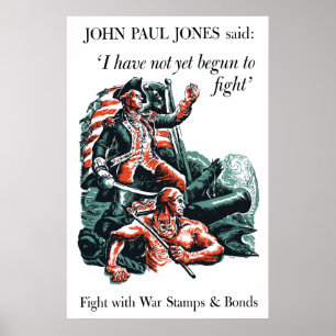 John Paul Jones WW2 Poster