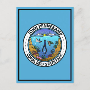 John Pennekamp Coral Reef State Park Travel Art Postcard