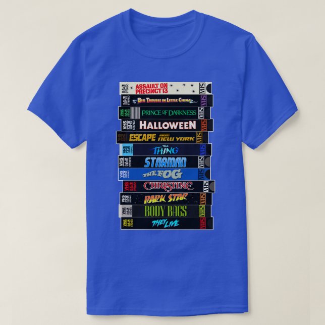 John penter VHS Stack TShirt (Design Front)