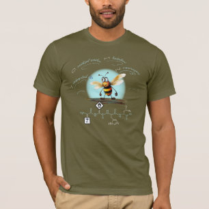 JOHN peptide, Bee-5 w/ custom text, dark T-Shirt