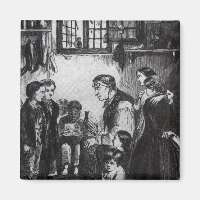 John Pounds teaching children in his home Magnet (Front)