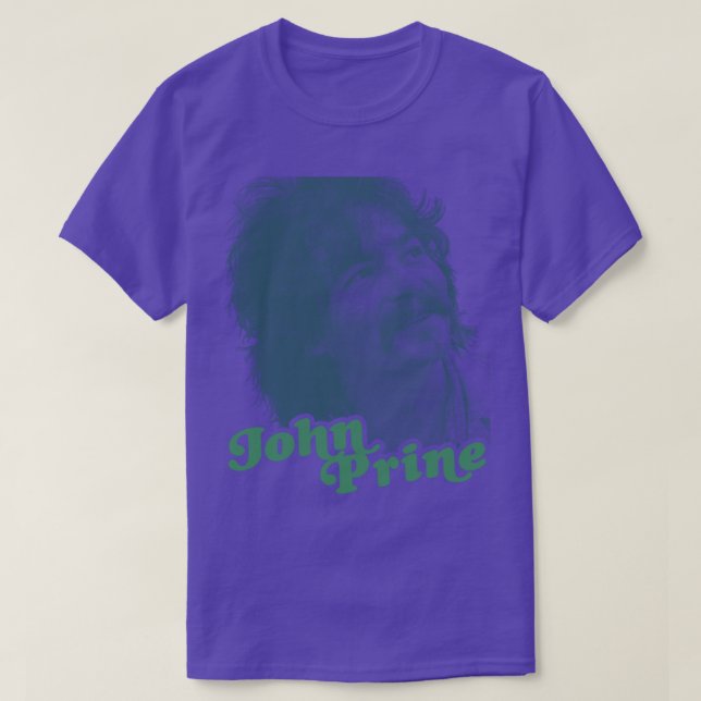 John Prine Folk Legend T-Shirt (Design Front)