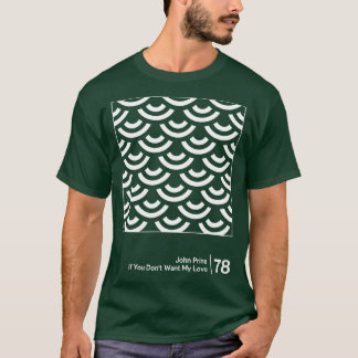 John Prine Minimal Style Graphic Artwork T-Shirt