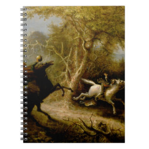John Quidor Legend of Sleepy Hollow Headless Horse Notebook